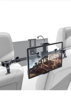 Tryone Car Headrest Tablet Holder for Ipad: [Front & Rear Flip Mount] Adjustable picture