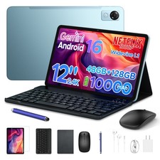 AORLYM P12 Android 16 Tablet 48GB+128GB 10000mAh 8MP+13MP WiFi 5 Widevine L1 AI picture