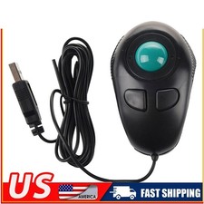 USB Wired Trackball Mouse Portable PC Laptop Finger Hand Held Computer Mice picture