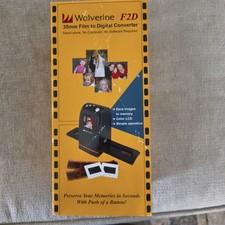 Wolverine F2D 35mm Film to Digital Converter Stand Alone Tested 2gb Sd Card Incl picture