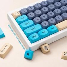 Blue Cat Ball Shape MA Profile PBT Keycaps Set for Cherry MX Mechanical Keyboard picture