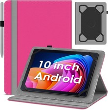 DETUOSI Universal 10 Inch Tablet Case,10.1 Android Rose Red  picture