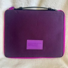 Marc by Marc Jacobs Purple Neoprene Patent Leather Lining iPad Tablet Folio Case picture