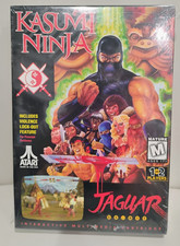 KASUMI NINJA  Atari Jaguar Complete in Box/ re-shrunk - NO HEAD BAND picture