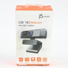j5create USB Streaming Webcam - 1080P HD w/ 360 Rotation, Hi-Fi Microphone picture