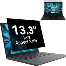 13.3 Inch Laptop Privacy Shield, Anti-Glare Blue Light Filter for HP Acer Lenovo picture