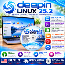 DEEPIN Linux 25.2 Install Bootable DVD 64-bit Safe, Secure, Easy to Use Reliable picture