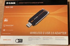 D-Link Wireless G USB Adapter (DWA-110) + USB Cradle Used In Box Working Cond. picture