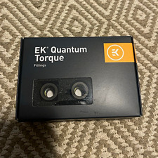 EK Quantum Torque Fittings, Black 6-Pack, Box Packaging picture