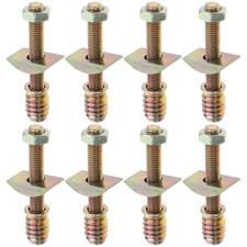 8Sets Bed Frame Parts Bed Frame Bolts and Nuts Iron Hardware Kit for Furniture picture