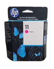 Genuine ~ Designjet HP 11 Cyan Ink Cartridge ~  Exp. 06/2014 picture
