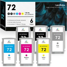 72 Ink Cartridge for HP DesignJet T610 T620 T770 T790 T795 T1100 T1120 T1200 T13 picture