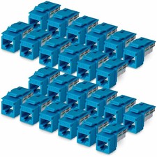 StarTech Cat6 Keystone Jack 24-Pack RJ45 Ethernet Keystone Jacks UTP Cat6 Wall picture