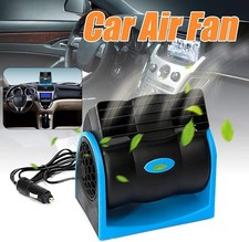 12V Car Fan Silent Mini Fan w/ Adjustable Speed Universal Cigarette Lighte Plug picture