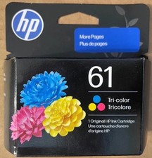 HP Genuine Ink Cartridge 61 Tri Color Brand New Factory Sealed Exp 01/2028 NIB picture