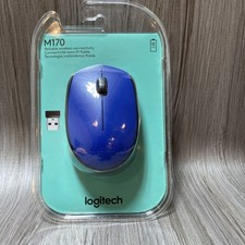 Logitech M170 Wireless Mouse Blue - 1000 dpi - Radio Frequency - Up to 18-Month picture