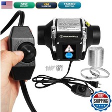 HOCENWAY 3 Inch Inline Booster Duct Fan for 3D Printer Laser Engraver Kitchen picture