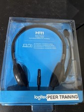 Logitech H111 Stereo Headset with Microphone 3.5mm Wired Headphones picture