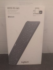 Logitech Keys to Go Wireless Keyboard - Black - New In Box - Ships Fast picture