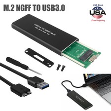 M.2 SATA SSD to USB 3.0 External SSD Reader Converter Adapter Enclosure w/ UASP picture