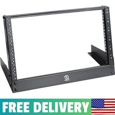 6U Desktop Rack For Audio & Network Devices 19 Inch 2 Post Table Top Rack Mount picture