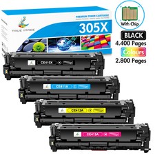 US 4PK CE410A - 413A 305A Toner Color Set Pro 400 For HP LaserJet M375nw M451dw picture