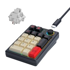 K19 Wireless Numeric Keyboard Mechanical Hot-Swappable Bluetooth 5.0/2.4GHz picture