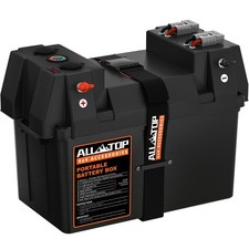 ALL-TOP Smart Battery Box 12V Marine Case 50AMP Connectors for Trolling Motor picture