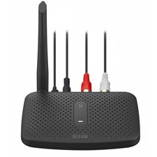 BE-RCA Pro Long Range Bluetooth Adapter for Bluetooth Music Streaming, Black picture