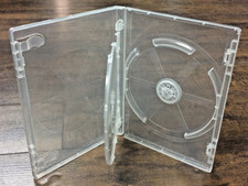Lot 50 Clear DVD Cases Triple Disc Replacement (14mm Standard Size) NEW picture