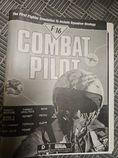 F/16 COMBAT PILOT MANUAL FOR ATARI picture