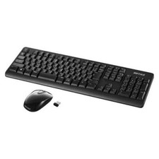 Buffalo BUFFALO Wireless 2.4GHz Full Keyboard and Silent Mouse Set Black picture