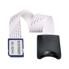 chenyang SD to Card Extension Cable Adapter SD/SDHC/MMC/RS-MMC 25cm, Grey  picture