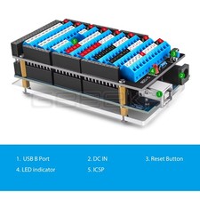 GeeekPi Terminal Hat for Arduino MEGA 2560 R3 Reset Button Acrylic Panel picture
