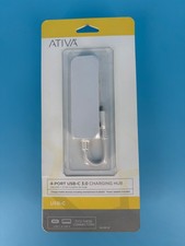 Ativa 4 Port USB C 3.0 Charging Hub High-Speed Connectivity. NEW SEALED picture