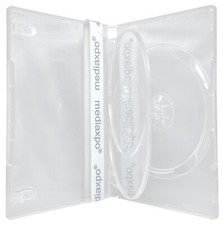 14mm Standard Clear Triple 3 Discs DVD Case Lot picture