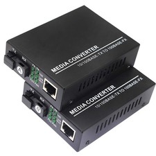 Fiber Ethernet Media Converter Single-Mode 10/100Base-TX to 100Base-FX RJ45 t… picture
