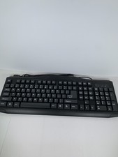 iMicro KB-US9851 107-Key USB Wired Keyboard Black NEW OPEN BOX ERGONOMIC picture