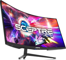 34-Inch Curved Ultrawide WQHD Monitor (3440 × 1440), R1500, up to 180Hz/165Hz, D picture