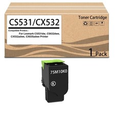 1 Pack CS531 CX532 Standard Yield Toner Cartridge 75M10K0 Replacement for picture