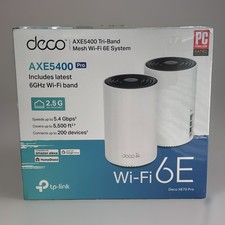 TP-Link Deco XE75 Pro AXE5400 Tri-Band WiFi 6E Mesh System 2-Pack (2.5G Port) picture