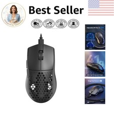 Honeycomb Wired Gaming Mouse - 6 Programmable Buttons, 41g Lightweight Design picture