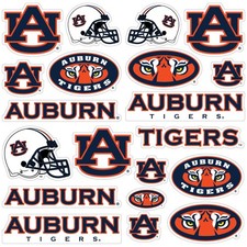 Auburn Tigers Sticker Multipack - College Spirit Set picture