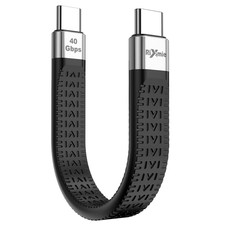Rixmie Short USB C Cable, 40Gbps USB4 Cable Compatible with Thunderbolt 4/3 Inte picture