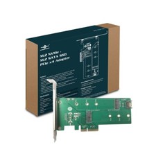 Vantec M.2 NVMe + M.2 SATA SSD PCIe x4 Adapter picture
