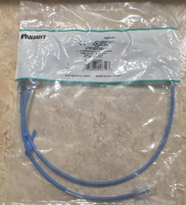 Lot of 12 Panduit UTP28X3BU Cat 6A UTP RJ-45 Ethernet Patch Cord 3ft Blue  picture