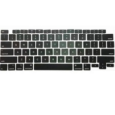 Replacement Keyboard Keycaps Keys 13.3 inch Black Full Set of US Type Keycaps picture