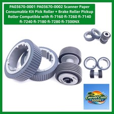 Scanner Paper Consumable Kit Pick Roller + Brake Roller Pickup Roller Compati... picture