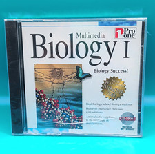 Pro One Multimedia Biology I Education CD for Windows (Case Is Cracked) SEALED picture