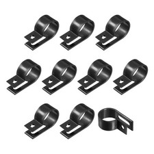 R-type Cable Clips Wire Management Clamp-0.75-inch / Black / 20Pcs picture